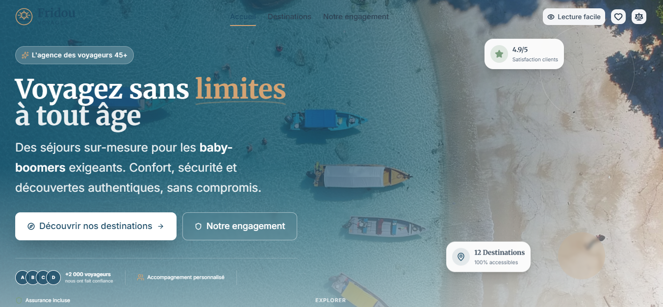 Case Study — Fridouvoyages.com